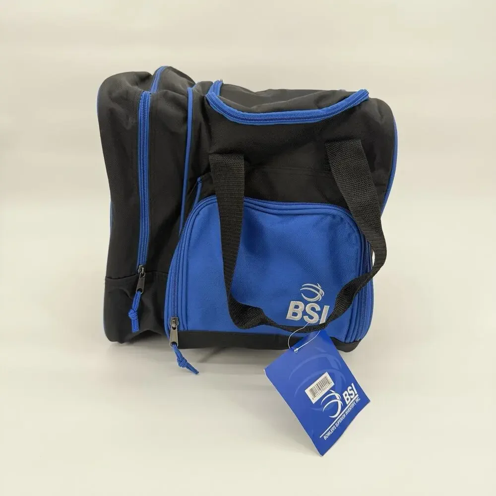 BSI Deluxe Single Bowling Bag Black/Blue